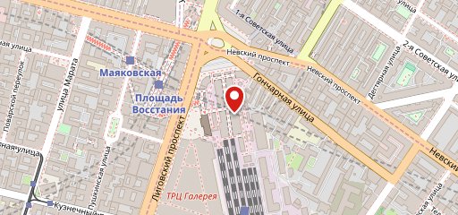 Невский Сад на карте