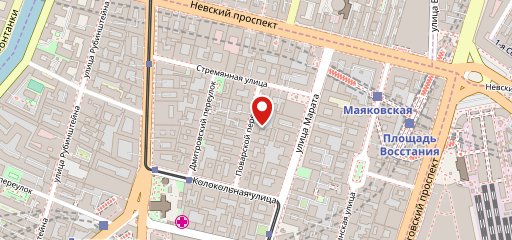 Невский двор на карте