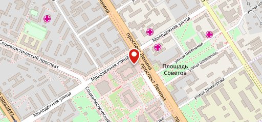 Ночной клуб на карте