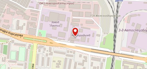 Новгородхлеб на карте