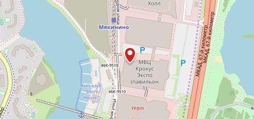 Новорижская Застава на карте