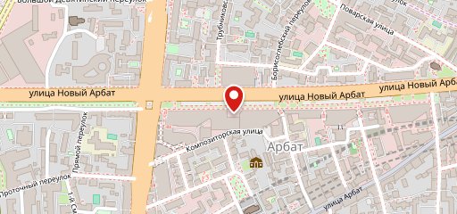 Новый год 2017 на Новом Арбате на карте