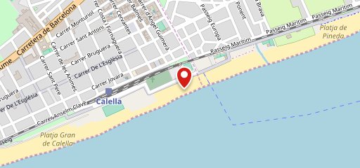NUI Beach Calella на карте