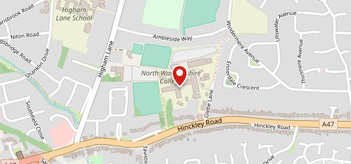 North Warwickshire and South Leicestershire College (Nuneaton Campus) на карте