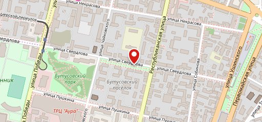О на карте