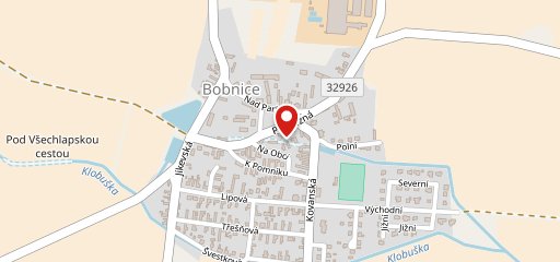 Obec Bobnice на карте