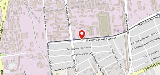 Столовая на карте