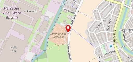 Ristorante Pizzeria Gloria - oberwald rastatt на карте