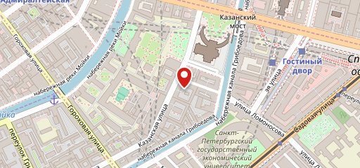 Общажная Столовая на карте