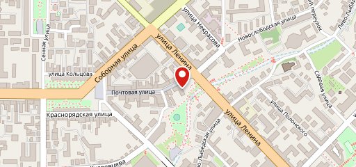 Общественное питание на карте