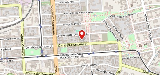 Объединение Школьного И Студенческого Питания, Столовая на карте