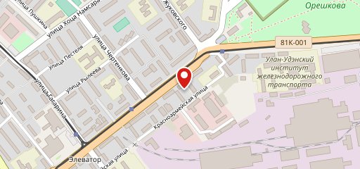 Обжорка, кафе быстрого питания на карте