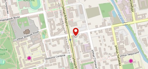 Очаг кафе на карте