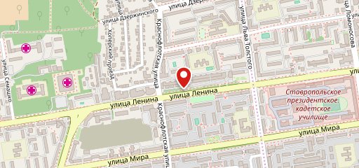 Офицерская на карте