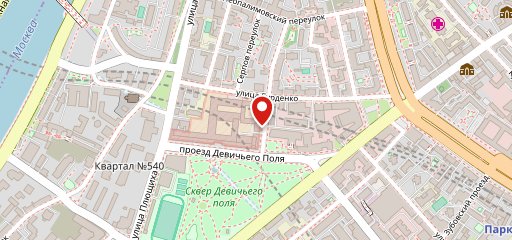 Офицерская Столовая на карте