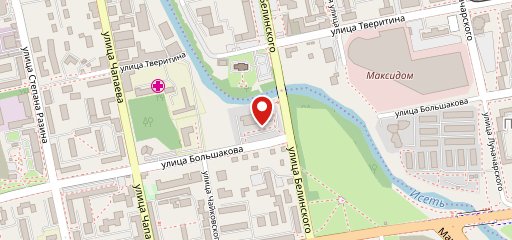 Огни Екатеринбурга на карте