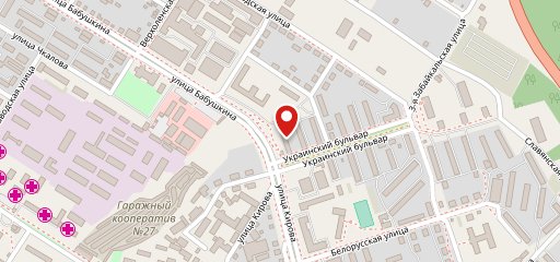 Огни на Украинском на карте
