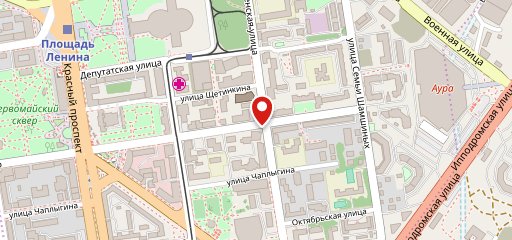 Огни Новосибирска Ресторан на карте
