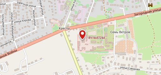 Огонек, Кафе на карте