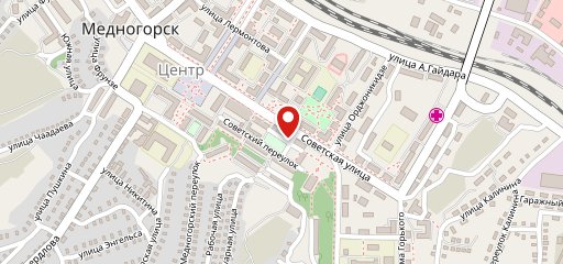 Огонек на карте
