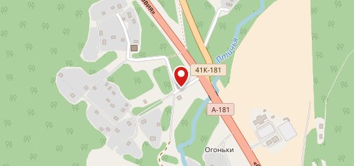 Огоньки на карте