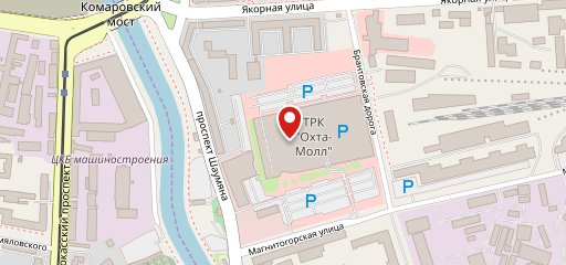 Охтамолл на карте