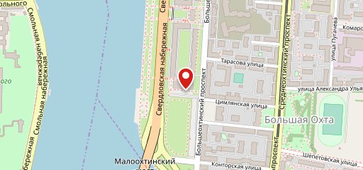 Охтинские на карте