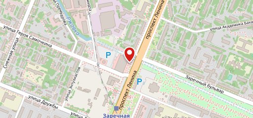 Океан суши на карте