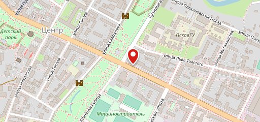 Октябрьская на карте