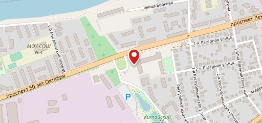 Октябрьское на карте