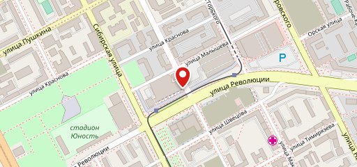 Старый Лось на карте