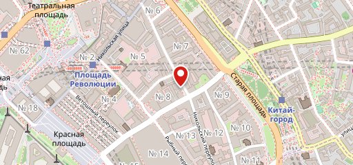 Старая площадь на карте