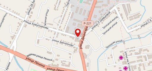 Старая улица на карте