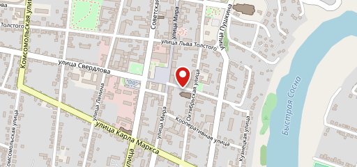 Олень на карте