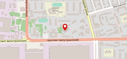Олимпийский на карте