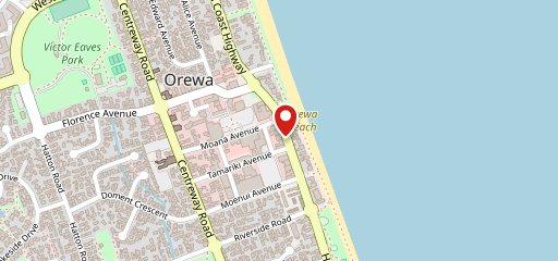 Oliver's Cafe Orewa на карте