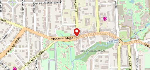 Омут на карте