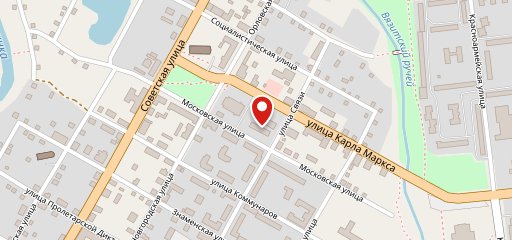 Оранжевое небо на карте