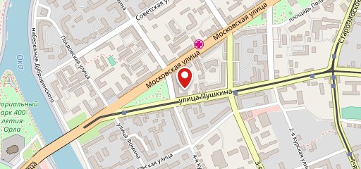Орелъ на карте