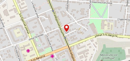 Орловский каравай на карте