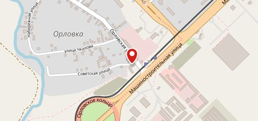 Орловский дворец на карте