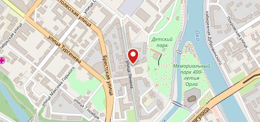 Орловский каравай на карте