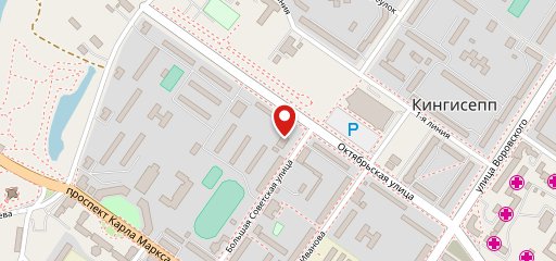 Орс-фосфорит, Столовая на карте