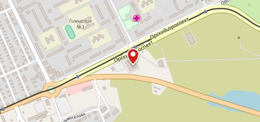 Орский каравай на карте