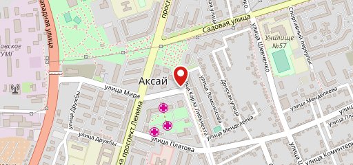 Осака на карте