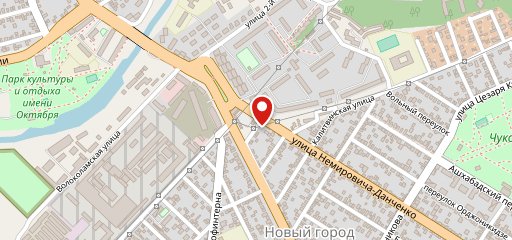 Осака на карте