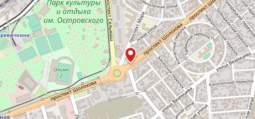 Осака на карте
