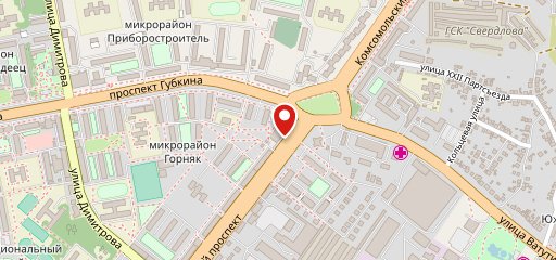 Оскольский пекарь на карте