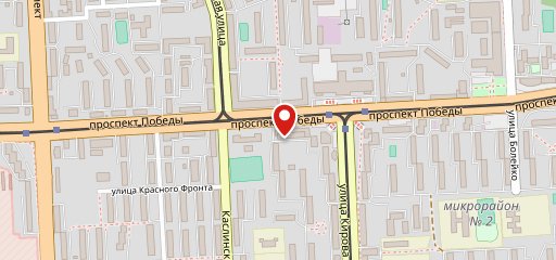 Остров суши и пиццы на карте
