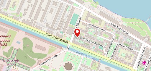 Остров еды на карте